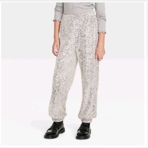 Art class, sequin, joggers